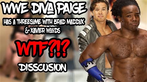 paige threesome porn|Paige WWE interracial threesome Xavier Woods Brad Maddox